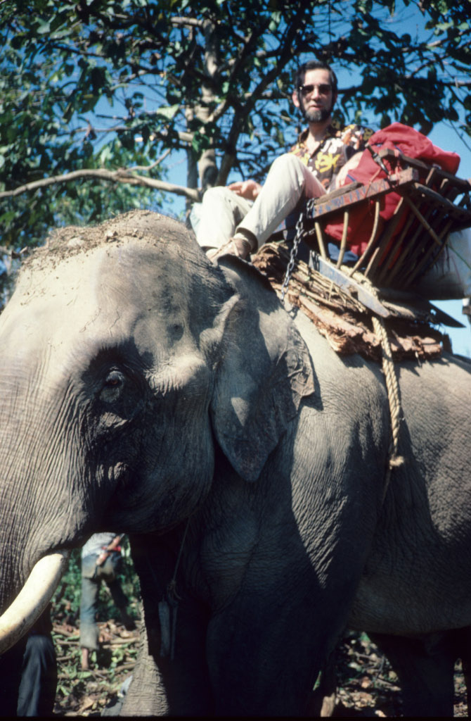 Visite des villages du nord à dos d'éléphant (1985)
